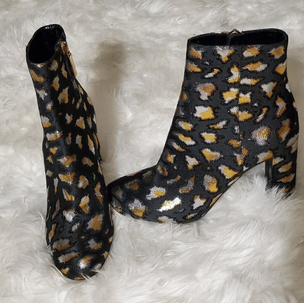 Saint Laurent Loulou Leopard Booties